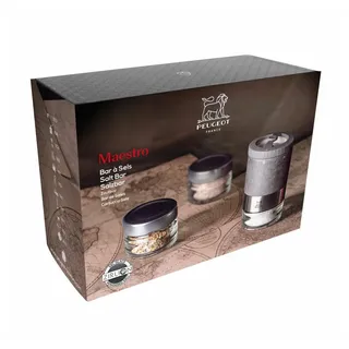 Peugeot MAESTRO Salzbar Salzmühle Zirkonia-Mahlwerk Glas
