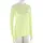 crew neck Damen Shirt-Hell-Grün-XL