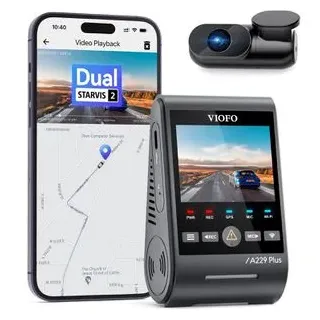 VIOFO A229 Plus 2CH 2K - 2K WiFi, GPS