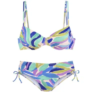 s.Oliver Bügel-Bikini Damen Blau/Grün 38 Cup E