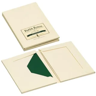 RÖSSLER Kartenmappe 11 x 1 x 15 cm 80 g/m2 Chamois 8 St.