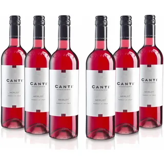 Canti - Merlot Rosato Rosewein 6 Flaschen trocken