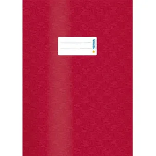 Herma Heftumschlag mit Baststruktur weinrot Kunststoff DIN A4