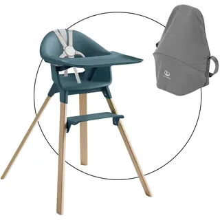 Stokke® CLIKKTM Bundle Hochstuhl Clikk inkl. Travel Bag, blau