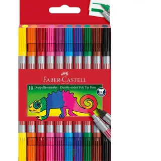 Faber-Castell Doppelfasermaler 10 St. mehrfarbig
