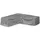 Abdeckung Gartenmöbel L-Form 225 x 225 x