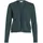 Viril Short L/S Knit Cardigan Ponderosa Pine/Detail Dark Melange S