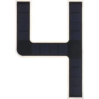 Paulmann 79845 Solar-Hausnummernleuchte 0.20W Warmweiß Schwarz
