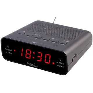 Auviso UKW-Radiowecker schwarz
