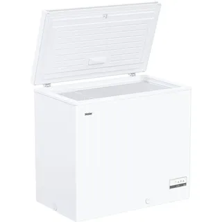 Haier Gefriertruhe HCE200C 84,5 cm hoch, 91,5 cm breit, Kompakte Größe: Flexibel einsetzbar, silberfarben