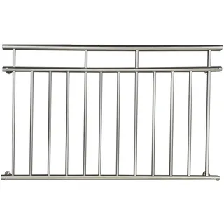 Balkongeländer aus Edelstahl, ca. 90 x 100 cm