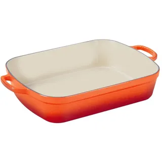 Le Creuset Bratreine Gusseisen, 6,6l, Ofenrot