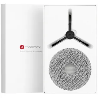 Roborock Saugroboter Zubehör-Set Zubehörpaket für Qrevo Master (Seitenbürste*1/Filter*1/Wischtücher*2) schwarz