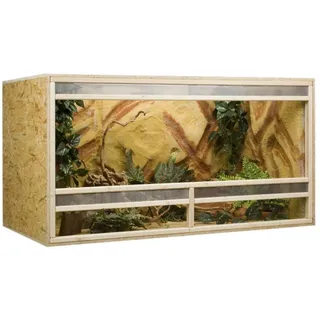 M&S Reptilien Terrarium Holzterrarium 150x80x80cm, mit Seitenbelüftung Seitenbelüftung | 150 cm x 80 cm x 80 cm