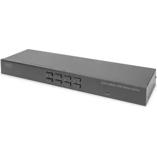 Digitus Desktop 8 Port HDMI KVM Switch Single View