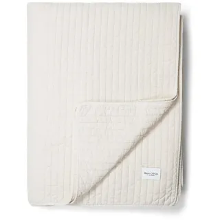 Plaid Bodine, Marc O'Polo Home, aus Bio-Baumwolle weiß