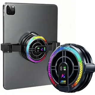 Tablet Kühler,4 Kühlmodi,Magnetischer Handy-Kühler,Laptop Kühler, Schneller Kühlvorgang,Verhindere Überhitzung,Universeller Heizkörper für Handy/Tablet/iPad,Für Mobiles Spielen,Tiktok Live-Streaming