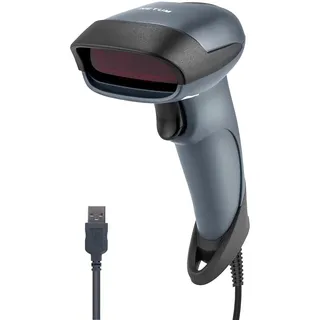 NETUM Handscanner Kabelgebunden Laser-Barcodescanner 32-bit Decoder 1D with USB Kabel NT-M1