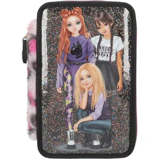 DEPESCHE TOPModel 3 Fach Federtasche REBEL KITTY