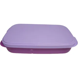 Tupperware to Go Lunchbox Clevere Pause 590ml mit Trennwand Eco+ Schule Brotdose mit Abteilung violett lila 590ml