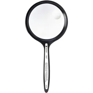 TOOLCRAFT TO-8976468 Handlupe Vergrößerungsfaktor: 2 x, 4 x Linsengröße: (Ø) 76 mm Schwarz