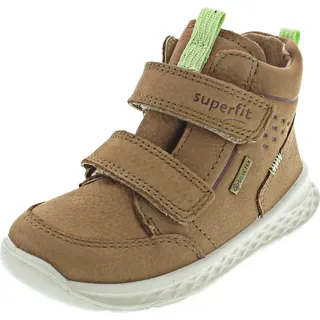 superfit Jungen Breeze leicht gefütterte Gore-Tex Sneaker, BRAUN/HELLGRÜN 3020