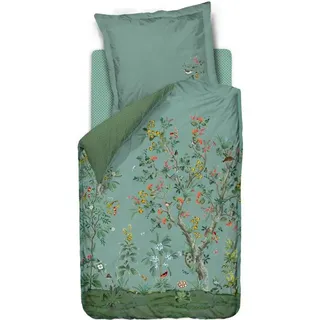 Pip Studio Wild and Tree Vögel Blau 155 x 220 cm + 80 x 80 cm