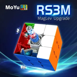 MoYu RS3M MagLev 3x3 2021 Magnetic Zauberwürfel Speedcube Magic Cube Magische...