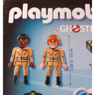 Playmobil Ghostbusters 2 Figuren Zeddemore + Janine + Zubehör 9220