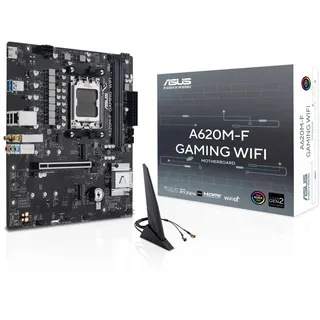 Asus A620M-F Gaming WiFi (AM5, AMD A620, mATX, Mainboard,