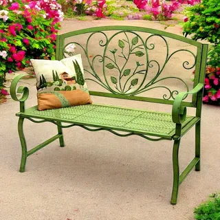 DanDiBo Ambiente Gartenbank 110 x 100 x 110 cm Grün