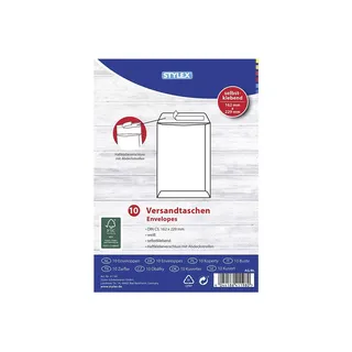 Stylex Versandtaschen, DIN C5, 10 Stück