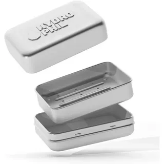 Hydrophil Seifendose Aluminium Silber