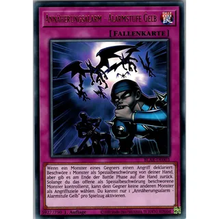 Annäherungsalarm - Alarmstufe Gelb - BLAR-DE003 - Ultra Rare - 1. Auflage - Deutsch - Yugioh - Battles of Legend: Armageddon - mit RC-Fieldcenter