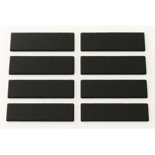hausleben Schieferplatten 15x5 cm im 8er Set – Natürliche Servierplatten aus echtem Schiefer – Ideal für Sushi, Tapas, Käse & Fingerfood –...