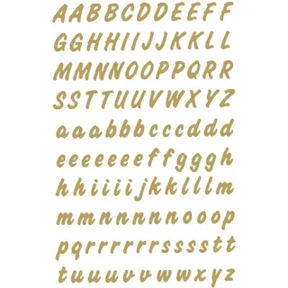 Herma Buchstabenetiketten 4152 Gold 8 mm 2 Blatt 238 St.