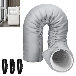 sevengirl AC-Schlauchisolierung PVC Hellgrau 12,7-15cm