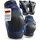 Inliner Schoner Erwachsene Schoner Inliner Erwachsene Knieschützer Schützer Skate Knie und Ellenbogenschützer Damen Herren Smash Größe L Blau Schwarz