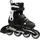 MICROBLADE, Inline Skates für Jungen, Inliner für Anfänger & fortgeschrittene Kinder, Schwarz/Weiss, Gr. 28-32