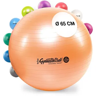PEZZI Original Ball Maxafe Physio 65 cm Gymnastik Therapie Bürostuhl Kupfer