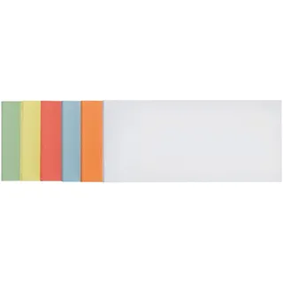 Franken Moderationskarten Rechteck, 205 x 95 mm, sortiert 250 Stück, | farbig