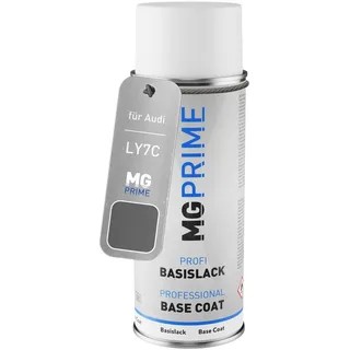 MG PRIME Autolack Spraydose für Audi LY7C / Y7C / T3 Nardograu/Nardo Grey Basislack Sprühdose 400ml