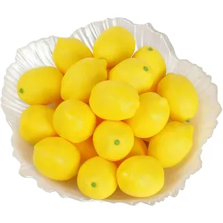Notakia Künstliche Zitronen, künstliche Früchte, lebensechte Limonade, Simulation, Party, Küche, Tisch, Sommerdekoration, Vasenfüller, Foto-Requisiten
