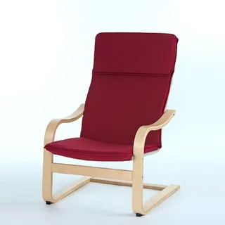 Möbel Akut Schwingsessel Siesta Birke kaminrot - Rot