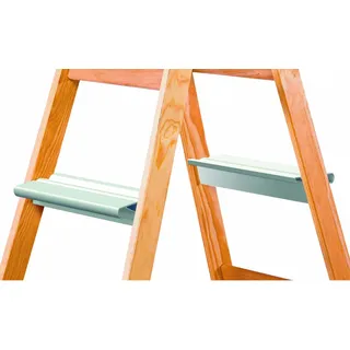 Euroline Aufsetzstufen für Holz-Sprossenstehleitern 2 Stück