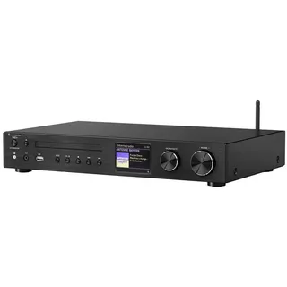 Soundmaster ICD4350SW CD-Player Schwarz WLAN, DAB+, CD-Player, Bluetooth®, Internetradio