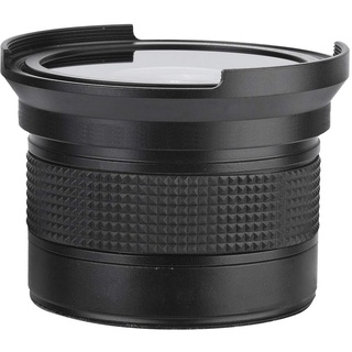 WCL-X100 II Weitwinkel-Konvertierungsobjektiv, Fischaugenobjektiv, 10 x 10 x 10, 58 mm, 0,35 x Fischaugen-Superweitwinkelobjektiv Spiegelreflexkameras, DSLR-Kamera, Schwarz