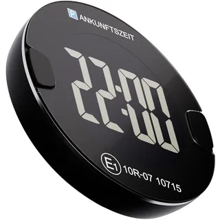 OOONO P-DISC NO4 – Elektronische Parkscheibe im kompakten Design mit automatischer Zeiteinstellung, Hochkontrast-Display & bis zu 3 Jahren Batterielaufzeit (Schwarz)