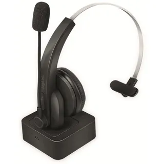 Logilink BT0059 On Ear Headset Bluetooth Mono Schwarz