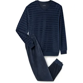 Tchibo - Nicki-Pyjama-Set - Herren - Gr. M - dunkelblau